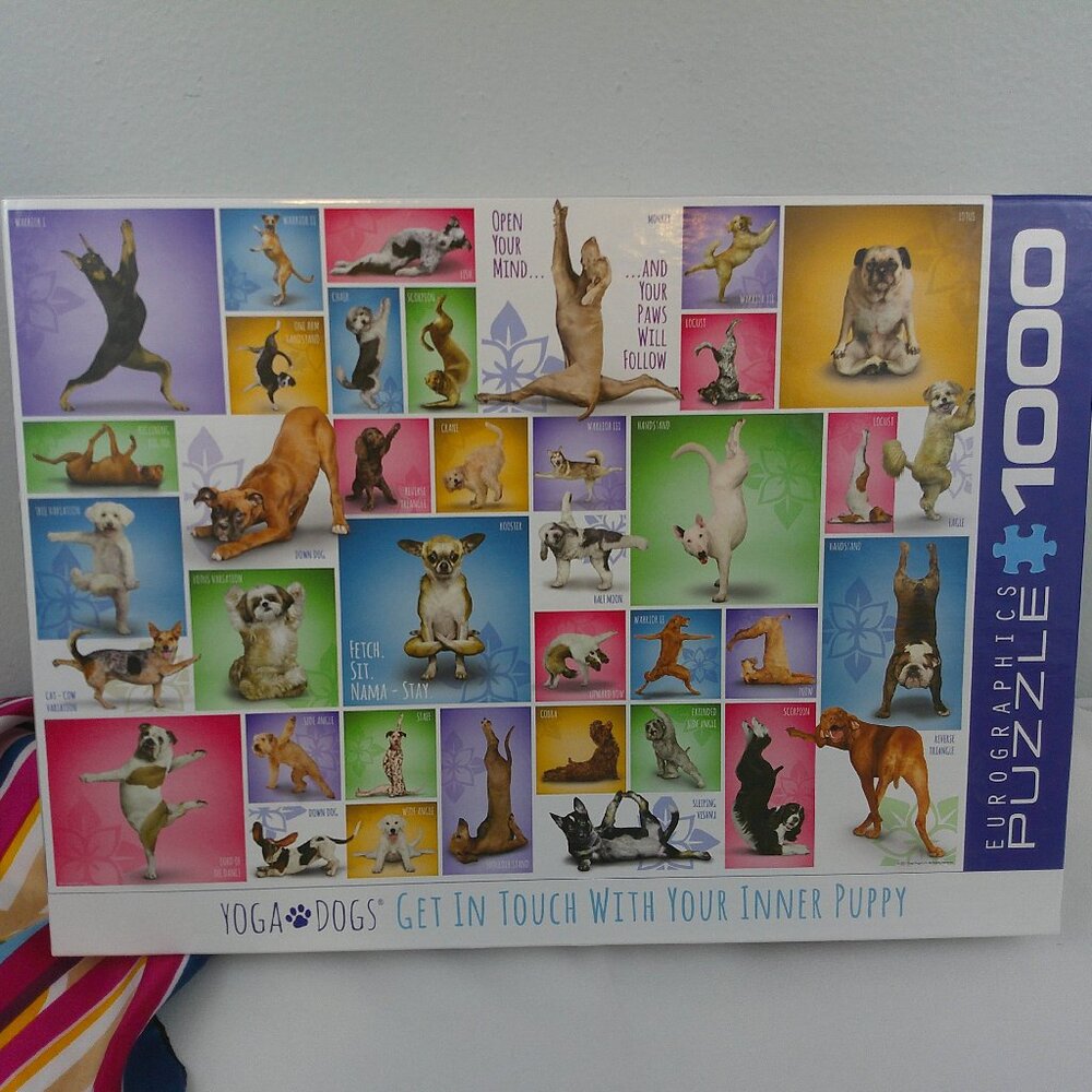 EuroGraphics Yoga Dogs 1000-Piece Jigsaw Puzzle - Picture 3 of 10